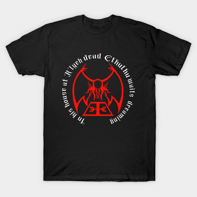 Cthulhu Sigil T-Shirt by IanCorrigan